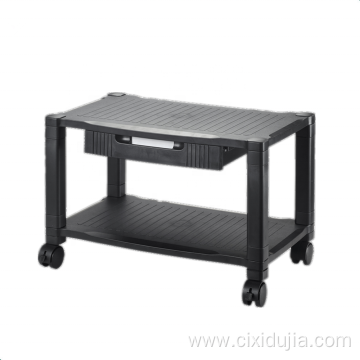 office plastic monitor stand printer cart with Drawer